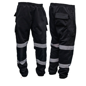 Pantalon de sécurité unisexe haute visibilité, respirant, en polyester, ignifuge, imperméable, de haute qualité, pantalon de travail cargo - Product Image 3