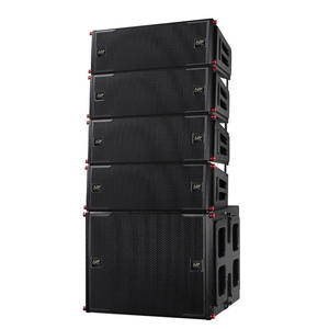 Thụ động kép 18 inch dòng mảng loa siêu trầm 4ohm kim loại cao SPL sâu bass Pro sân khấu âm thanh hệ thống với trường hợp chuyến bay 1500W xách tay - Product Image 4