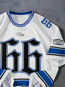 เสื้อฮอกกี้น้ำแข็งปักลายแบบกำหนดเอง ปี 2026 สำหรับผู้ใหญ่ แห้งเร็ว ผ้าฝ้าย 100% ชุดกีฬาสำหรับทีม ชื่อผู้เล่น ไนท์ส - Product Image 3