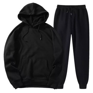 Ensemble de survêtement en polaire pour homme de qualité supérieure, sweat-shirt à capuche et pantalon de jogging, logo personnalisé, vêtements de sport chauds d'hiver, vêtements de sport décontractés - Product Image 5