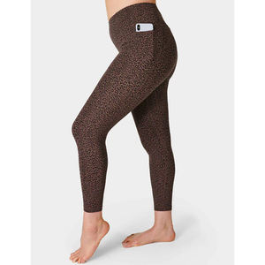 2024 entraînement chaud Gym Fitness taille haute femmes Yoga ensemble pantalon bout à bout Sport sans couture Logo personnalisé femmes Yoga pantalon Legging - Product Image 4