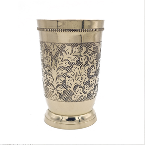 Venta al por mayor precio de fábrica personalizado Julep Cup regalo latón menta Julep Cup para entusiastas del cóctel 200ml de capacidad - Product Image 5