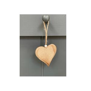 ไม้สีเข้มตกแต่งหัวใจการออกแบบชิ้นไม้ขนาดที่กำหนดเองและแขวนใช้สำหรับตกแต่งบ้านในร่ม - Product Image 5