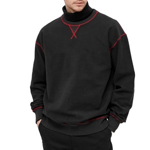 Ensemble de sweatshirts à capuche unisexe en coton mélangé Nouveau logo personnalisé Impression numérique quantité minimale de commande teint en couleur unie 2 pièces pour l'hiver - Product Image 1