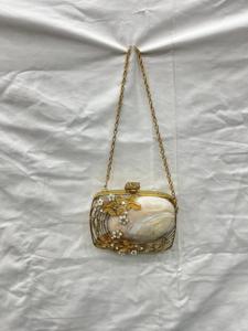 Gorgeous Women Clutch Bags resin clutch Pearl Dinner Dress Evening Bag Clutch Purse with Metal Handle Dinner <b>Handbags</b> for Women - Product Image 6