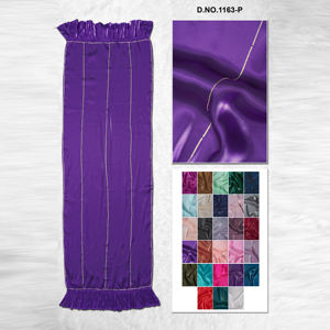 Bufanda Larga de Organza para Mujer con Delicado Efecto de Líneas Texturizadas, Borde con Volantes Suaves, Ligera, Transpirable y Duradera - Product Image 4