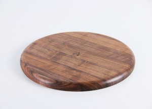 Platos Redondos de Madera, Vajilla de Madera Pulida Apta para Alimentos para Cocina y Comedor - Product Image 4