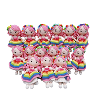 Articles chauds en gros Kawaii arc-en-ciel robe princesse avec accessoire Amigurumi poupée Sofia poupée meilleur anniversaire cadeau de noël pour les enfants