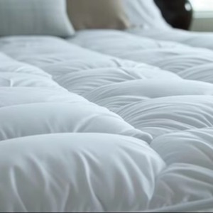 Hypoallergenic Soft Quilted Luxury Printed Mahjong Mat <b>Mattress</b> Protector with Deep Pocket Zipper Waterproof <b>Bed</b> Protection Pad - Product Image 4