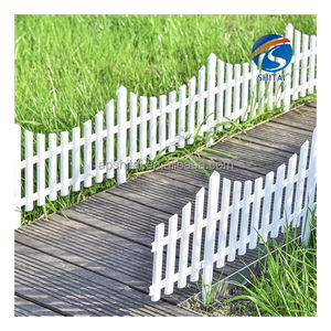 Hermosa valla de privacidad de plástico nuevo diseño valla de vinilo blanco al aire libre moderno panel de valla de jardín de PVC para la venta caliente - Product Image 1