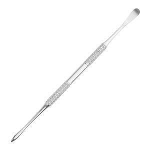 Espátula Profesional de Acero Inoxidable de Doble Punta para Uñas y Cosméticos, para Manicura, Pedicura, Maquillaje y Mezcla de Geles - Product Image 1