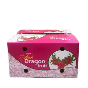 Caja de cartón corrugado reciclable de calidad superior para embalaje de harina de frutas y verduras frescas con impresión flexográfica personalizada - Product Image 2