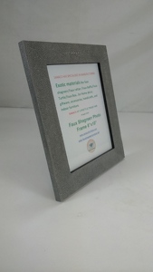 ขายร้อน 8"X10" Faux Shagreen กรอบรูปสไตล์อัลบั้มภาพอุปกรณ์เสริมกรอบเรซิ่น - Product Image 2