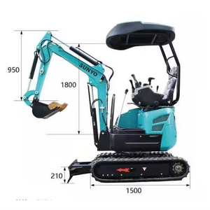 รถขุดขนาดเล็ก SYL330 25 แรงม้า พร้อมแรงบิดสูง เครื่องยนต์ Perkins ระบบไฮดรอลิก TOSHIBA เกียร์บ็อกซ์ รับน้ำหนักได้ 5000 กก. เหมาะสำหรับใช้งานในฟาร์ม - Product Image 1