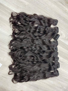 Venta 2025 Cabello Natural al por Mayor de Vietnam, Extensiones de Cabello Humano con Onda Natural, Cabello Sin Procesar con Cutícula Intacta, Trama Doble - Product Image 2
