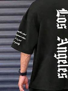 Camiseta de sublimación elástica ajustada suave con cuello redondo de manga corta para hombre, ropa de verano con cuello redondo, camiseta sublimada y corta para hombre - Product Image 3