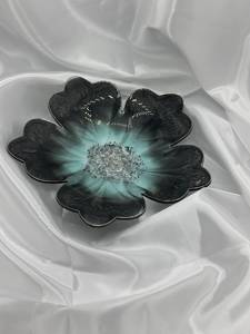 Handmade Blue <b>Resin</b> Salad Bowl Eco-Friendly Versatile Kitchenware for Pasta Nuts Fruit Serving-Best Quality for Weddings Parties - Product Image 2