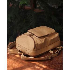 <b>Stylish</b> Cowhide Leather <b>Backpack</b> Premium Quality from Indonesia Design with Adjustable Straps Durable Functional Fashion - Product Image 4