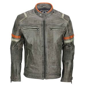 Chaqueta de Cuero para Hombre de Diseño Superior, 100% Cuero Original de Calidad, Popular, Personalizada, Hecha con Cuero de Alta Calidad - Product Image 1