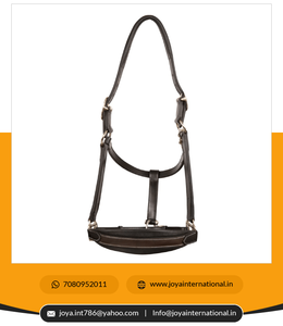 Prêt à expédier licou en cuir cuir souple rembourré Havana licou et laisse en cuir avec chaîne combinée pliante - Product Image 3