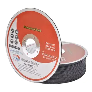 Supplier Factory Price Wholesale OEM 4.5" Abrasive Tools 115x1x22.2mm Metal Abrasive Cutting Wheel Disk Disc