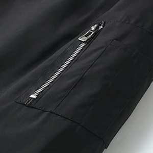 Chaqueta Bomber Deportiva de Invierno para Hombre, Precio al por Mayor, Logotipo Personalizado Bordado en la Parte Delantera, Talla Grande, Nueva Llegada - Product Image 2