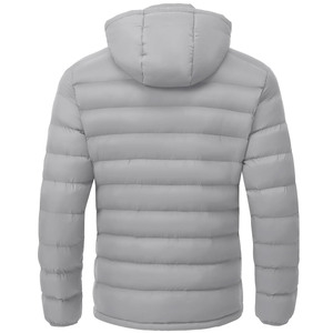 Custom Color <b>Thin</b> Line Design Canvas <b>Puffer</b> <b>Jacket</b> Bubble Coat Thick Cotton Padded Winter Parka Men - Product Image 4