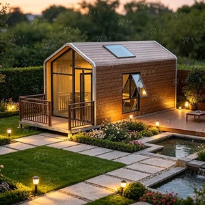 <span class=keywords><strong>Casa</strong></span> Prefabbricata Monolocale con Bagno in Fibra di Legno Glulam e Fondamenta Quadplex per il Mio Piccolo Resort - Product Image 3