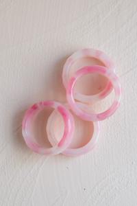 Anneau de serviette en bois et résine à la vente, forme ronde, meilleure qualité, anneau de serviette en résine et bois, porte-anneau de serviette - Product Image 3