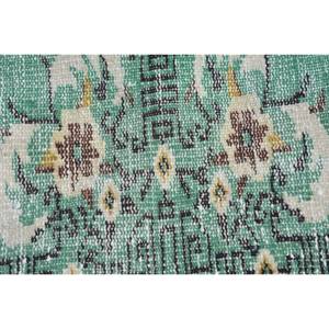 Tapis d'appoint vintage turc grand format, écologique, à poils moyens, vert beige classique, 5,9 x 8,8 pi, en laine et latex, patchwork, pour adolescents - Product Image 5