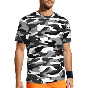 Nouveaux t-shirts à manches en plein air tactique Camouflage T-shirt chasse randonnée Camping T-shirt Camo séchage rapide I prix de vente entier - Product Image 4