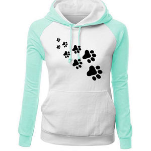 Sudaderas con capucha de diseño personalizado para mujer sudaderas de gran tamaño pulóver suéteres de lana estampado de flores de invierno moda mujer Sudadera con capucha ajustada - Product Image 4