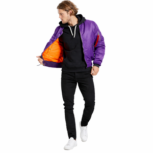Blouson bomber homme slim personnalisé, imperméable et coupe-vent, 100% nylon, à vendre - Product Image 1