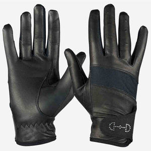 Guantes de equitación de alta calidad de cuero Premium Fabricación profesional Guantes de equitación Super Septiembre - Product Image 6