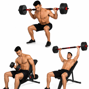 Mancuerna Ajustable Premium con Cambio Rápido de Peso para Gimnasio en Casa, Entrenamiento de Fuerza Corporal Completa, Mancuerna de Fitness - Product Image 1
