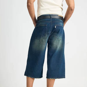 Pantalones vaqueros de entrenamiento de alta calidad para hombre, pantalones cortos casuales, pantalones vaqueros para hombre en oferta, pantalones cortos para hombre en venta en línea - Product Image 3