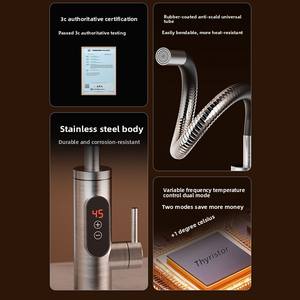 <span class=keywords><strong>Robinet</strong></span> de cuisine électrique en ABS haute température, eau chaude, fréquence variable, température constante, affichage numérique - Product Image 4
