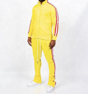 OEM personalizado de los hombres de invierno apilados pantalones de chándal conjuntos de dos piezas de chándal al por mayor de diseño personalizable OEM - Product Image 5