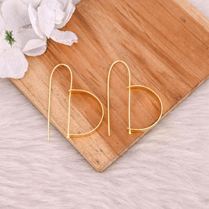 Lot de 25 paires de bijoux bohèmes en laiton plaqué or jaune cadeaux d'anniversaire boucles d'oreilles pendantes bijoux de style bohème à la mode vente en gros - Product Image 2