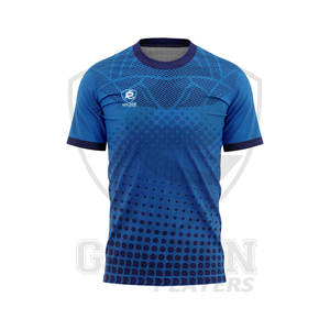 Camiseta bordada personalizada para hombre con estilo 2024, tela tejida de alta calidad, cuello redondo transpirable con cuello en O- V con logotipos en 3D - Product Image 5