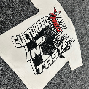 איכות גבוהה גברים מזדמנים 100% כותנה אורגנית חולצה קלה משקל מסך משי הדפסה דפוס אחיד בד סרוג בד - Product Image 4