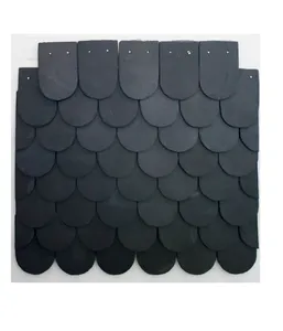 Pierre de toiture en ardoise noire naturelle du Vietnam, faite de pierre en ardoise naturelle, meilleure qualité, bon prix, meilleure vente