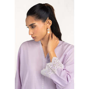 Conjunto Coordinado IPST-77521 de Cambric Bordado, Casual, de Gasa, con Mangas Tres Cuartos y Pantalones hasta la Rodilla, Talla XS, para Primavera/Verano, 3 Piezas - Product Image 6