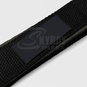 Servicio OEM Precio al por mayor Nuevo estilo Correas de levantamiento de pesas hechas a medida Material de algodón de neopreno Correas de levantamiento de pesas coloridas - Product Image 4