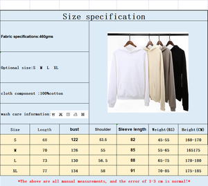 Sudadera con Capucha Unisex 100% Algodón French Terry, Impresión Personalizada, Alta Calidad, 460 Gsm, Talla Grande, Diseño Sólido para Invierno - Product Image 5