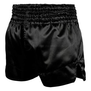 Pantalones cortos de Muay Thai de Color sólido hechos a medida para hombres, nuevo estilo, ropa de artes marciales de boxeo, 100% de algodón, duradero, fabricado en Pakistán - Product Image 2