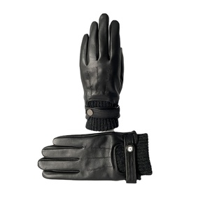 ถุงมือฤดูหนาวหนังแกะสำหรับเด็กผู้ชายระบายอากาศได้ดีเหมาะสำหรับขี่จักรยานกลางแจ้ง - Product Image 1
