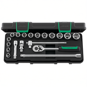 ชุดประแจบล็อกหกเหลี่ยมและสี่เหลี่ยมจัตุรัส Stahlwille ขนาด 3/8 นิ้ว ชุด 19 ชิ้น - Product Image 2