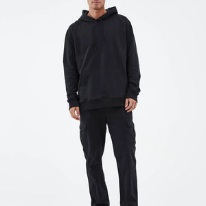 การออกแบบ OEM ที่กําหนดเองคุณภาพสูงสไตล์ถนนผู้ชาย Hoodies / มาใหม่ที่กําหนดเองพัฟพิมพ์เสื้อกันหนาวหมวกสําหรับผู้ชาย - Product Image 5