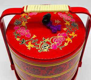 Offre Spéciale King Boîte à lunch ronde à trois niveaux en acier inoxydable pour étudiants Récipient alimentaire thermique portable pour emballage alimentaire - Product Image 3